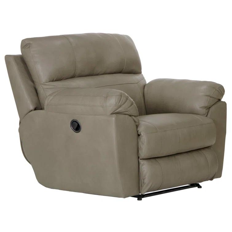 Alonii 45" Wide Leather Match Standard Recliner