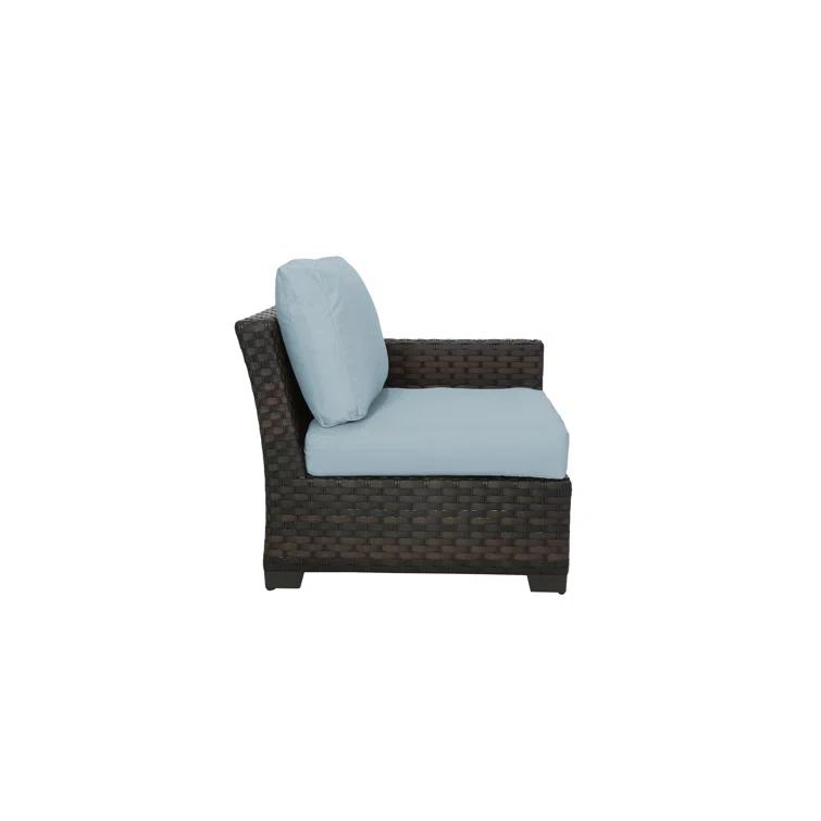 126'' Polyethylene (PE) Wicker Outdoor Patio Sectional