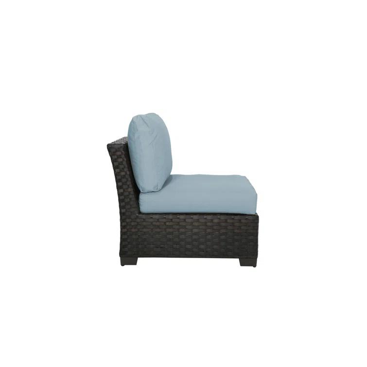 126'' Polyethylene (PE) Wicker Outdoor Patio Sectional