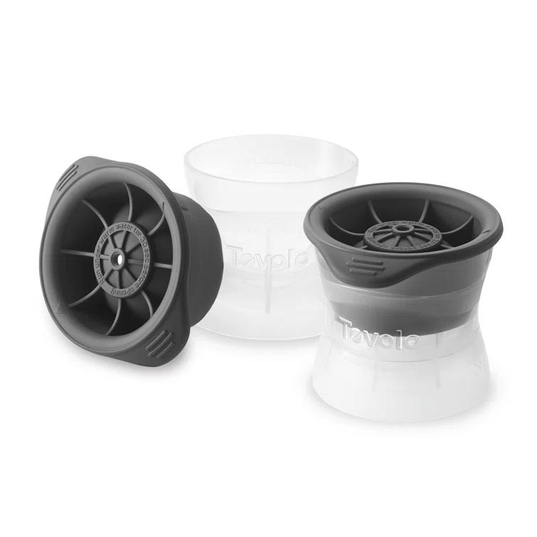 Tovolo Silicone Ice Mold, Baseball Large Ice Molds for Cocktail Drinks, 2 Pack