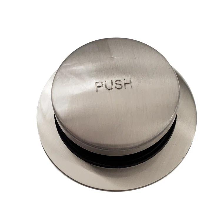 Westbrass 1-1/2" Coarse Thread Tip-Toe Bathtub Leg Drain with One-Hole Overflow D93-07