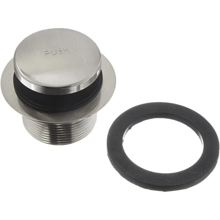 Westbrass 1-1/2" Coarse Thread Tip-Toe Bathtub Leg Drain with One-Hole Overflow D93-07