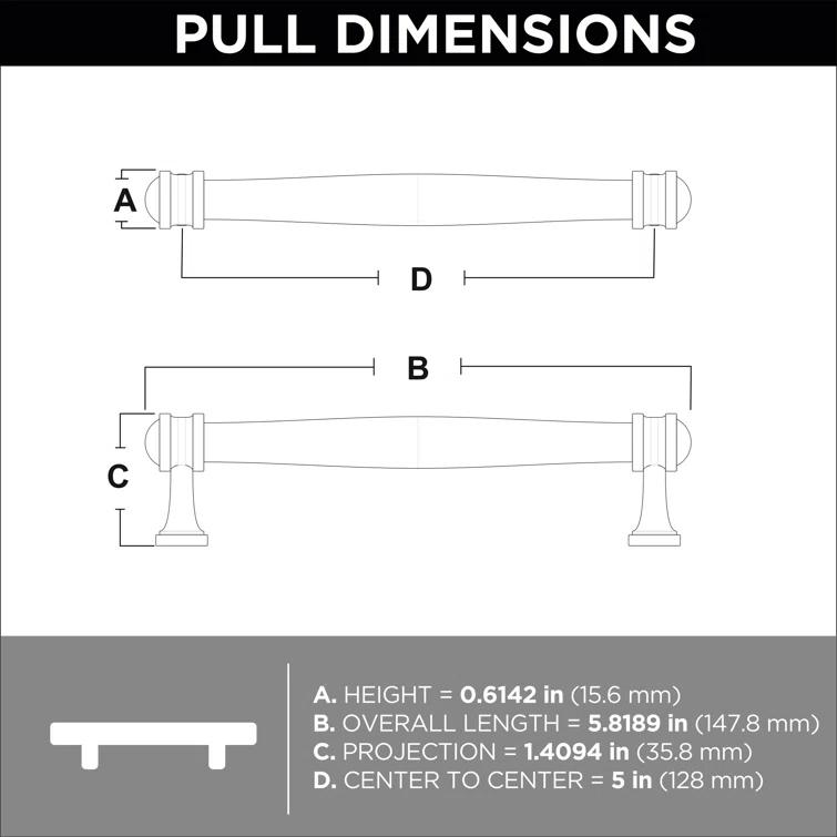 Franklin Brass Charmaine Bar Pull