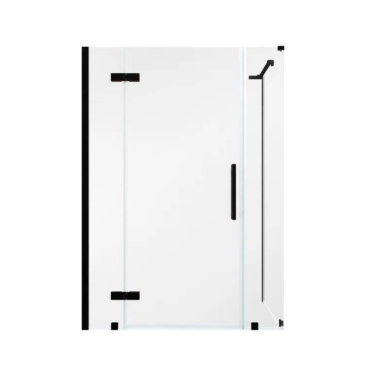 Endless Tampa 46" W x 72" H Corner Frameless Shower Kit, Door, 2 Panel