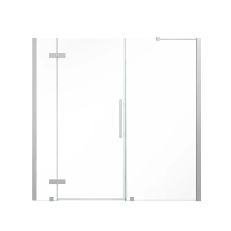 Ove Decors Endless Tampa 73" W x 72" H Alcove Frameless Shower Kit, Door, 2 Panel TA1460400