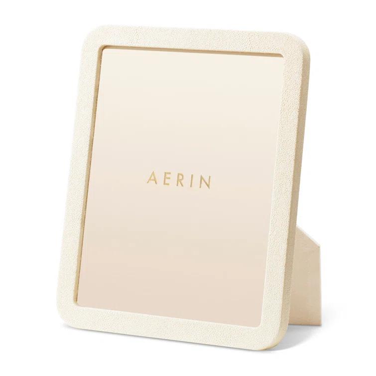 AERIN Shagreen Leather Picture Frame
