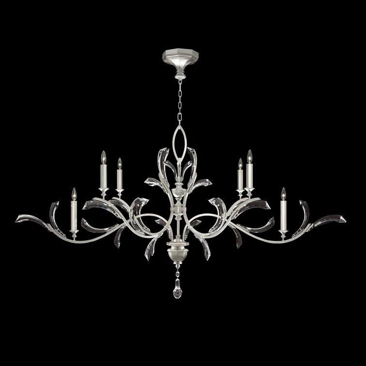 Beveled Arcs 6 - Light Tiered Chandelier