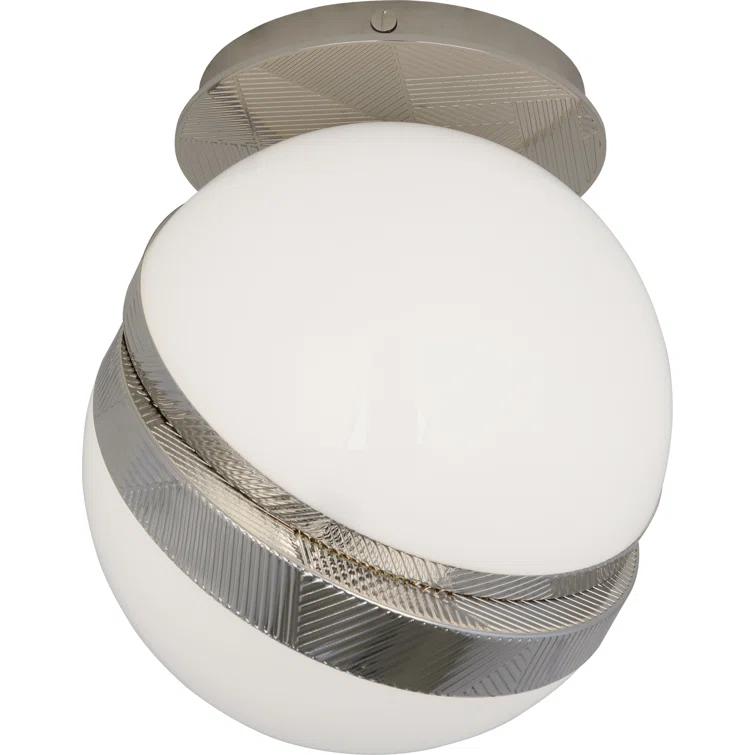 Deane Glass Globe Flush Mount (7")