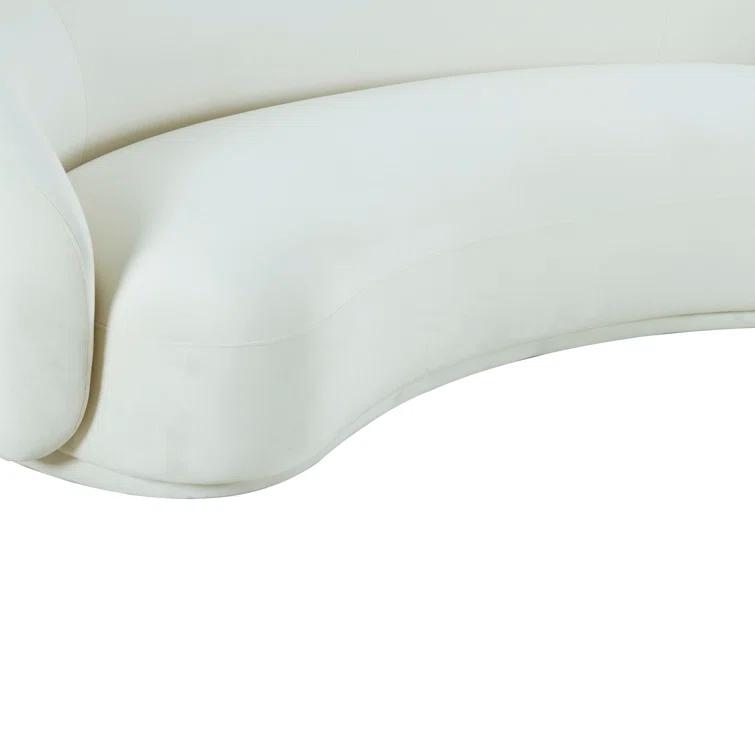 Kendall 90'' Velvet Upholstered Sofa