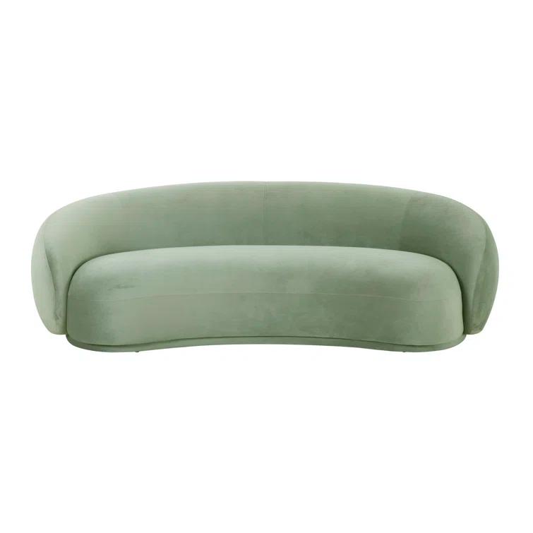 Kendall 90'' Velvet Upholstered Sofa