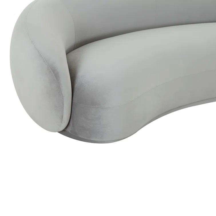 Kendall 90'' Velvet Upholstered Sofa