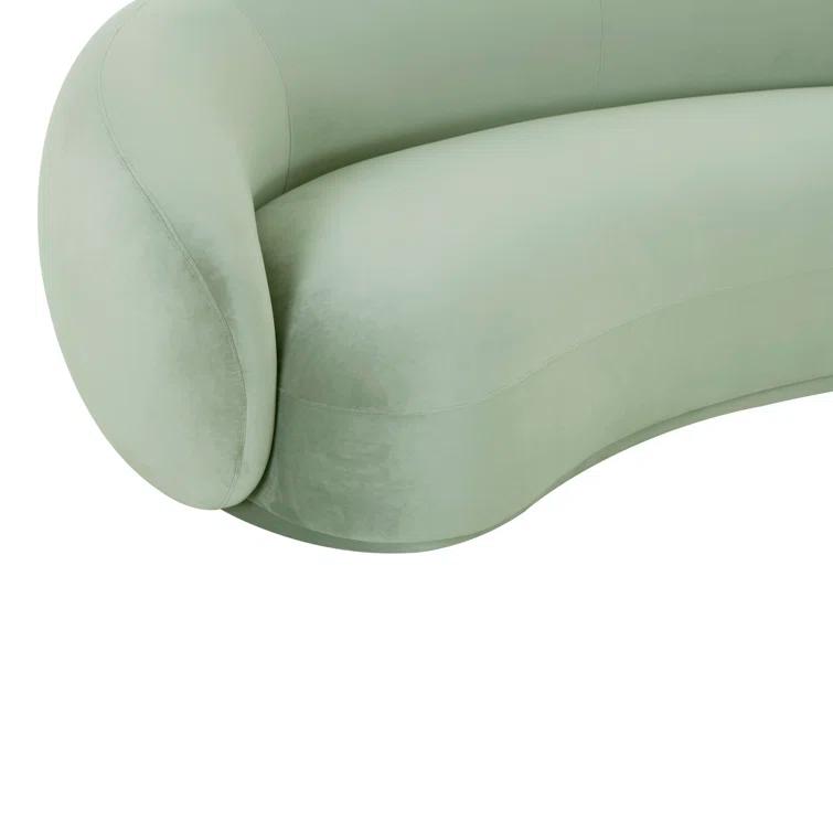 Kendall 90'' Velvet Upholstered Sofa