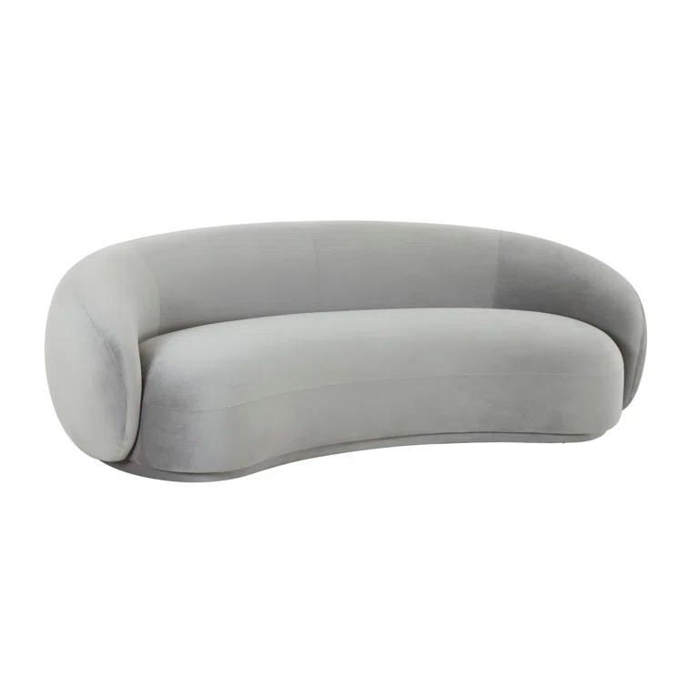 Kendall 90'' Velvet Upholstered Sofa
