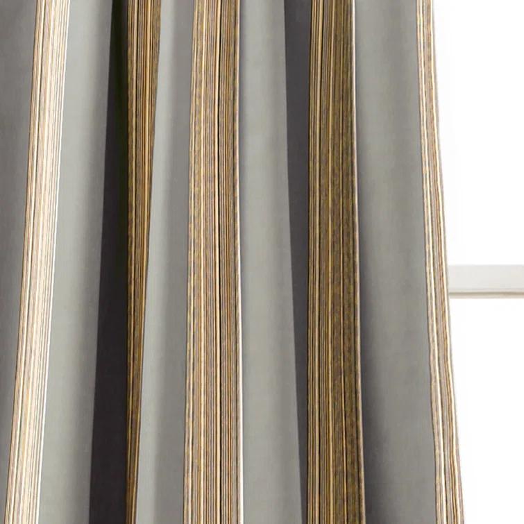 Lush Decor Julia Polyester Room Darkening Sliding Panel Pair (Set of 2)