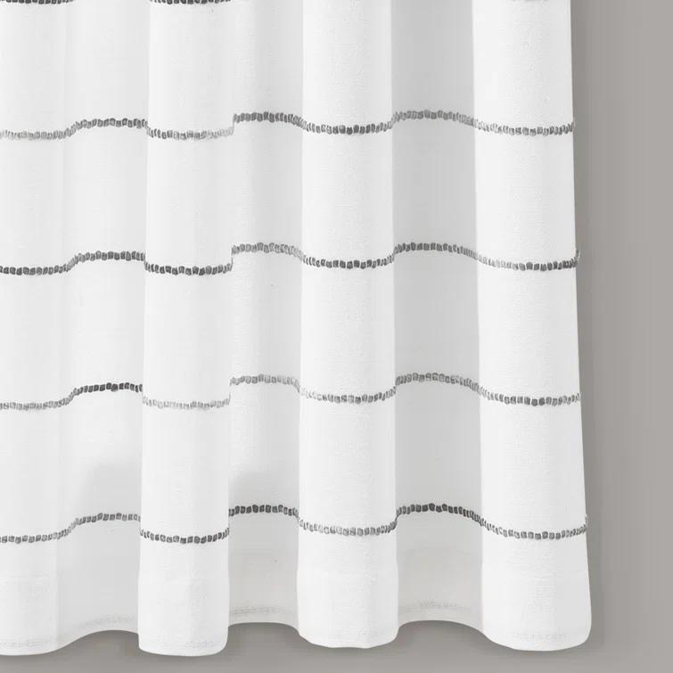 Lush Decor Reyna Semi Sheer Curtain Pair (Set of 2)