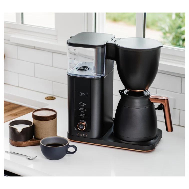 Café ™ Matte Black 10-Cup Drip Coffee Maker with Thermal Carafe
