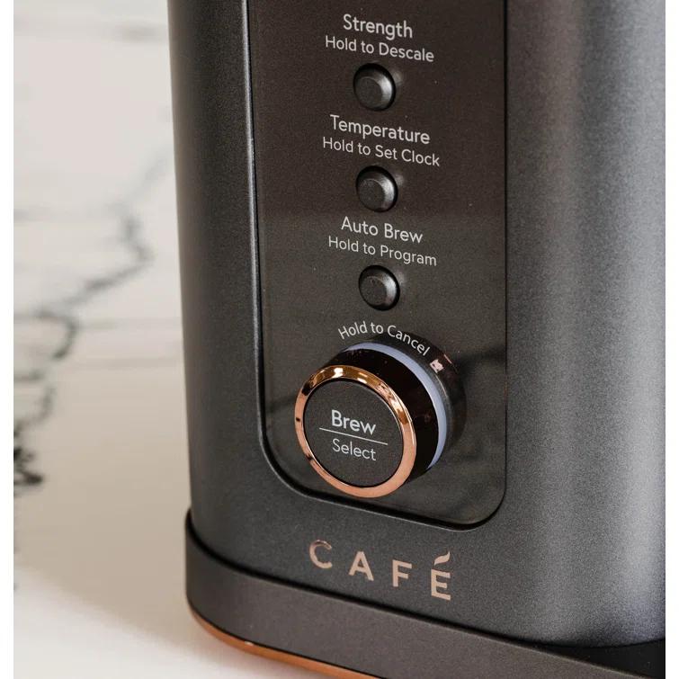 Café ™ Matte Black 10-Cup Drip Coffee Maker with Thermal Carafe
