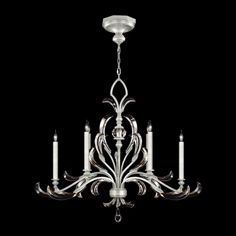 Beveled Arcs 6 - Light Classic / Traditional Chandelier