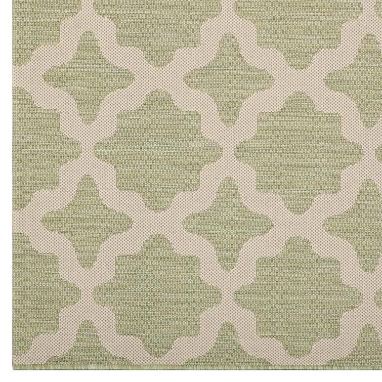 Modway Cerelia Moroccan Trellis Indoor and Outdoor Area Rug