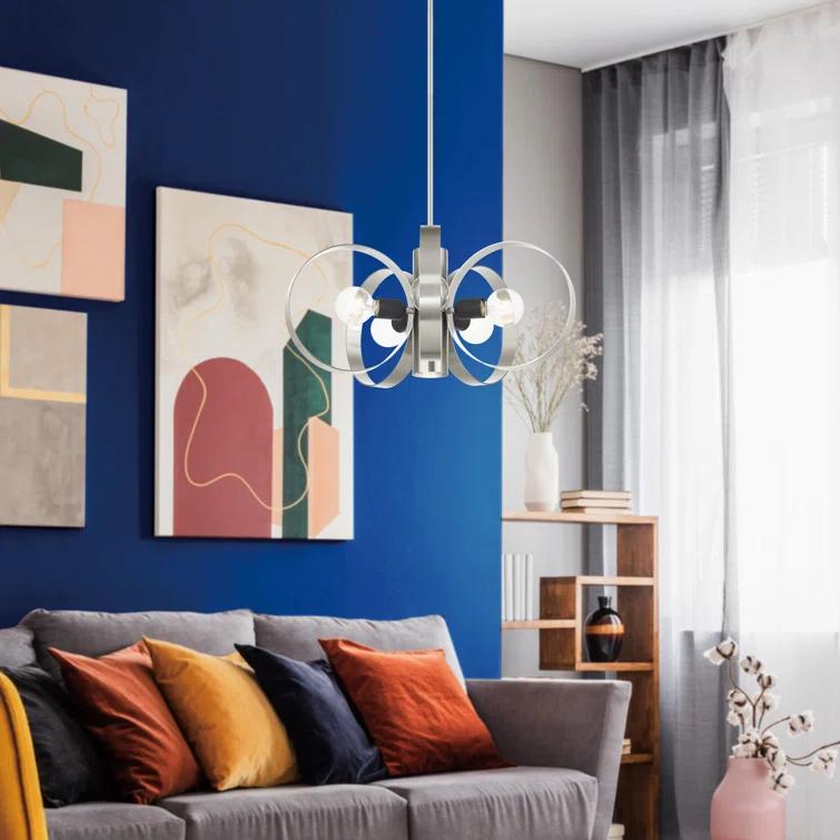 Babara 6 - Light Dimmable Geometric Chandelier