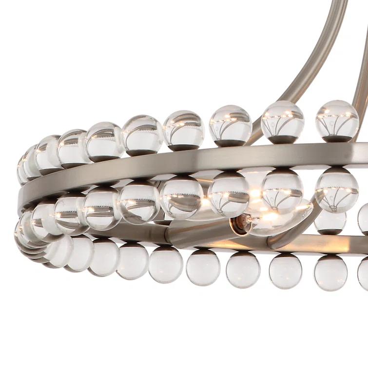 Crystorama Lighting - Eight Light Chandelier - Chandelier - Clover - Eight Light