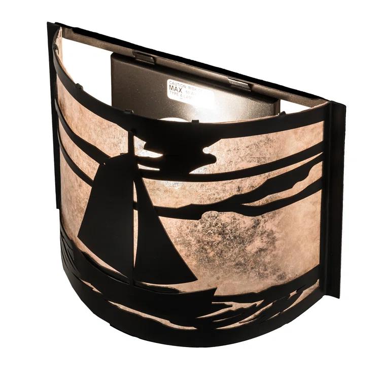Sailboat Flush Mounted Sconce