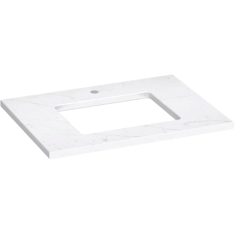 Silestone Quartz 31-In Vanity Top With Rectangle Cutout