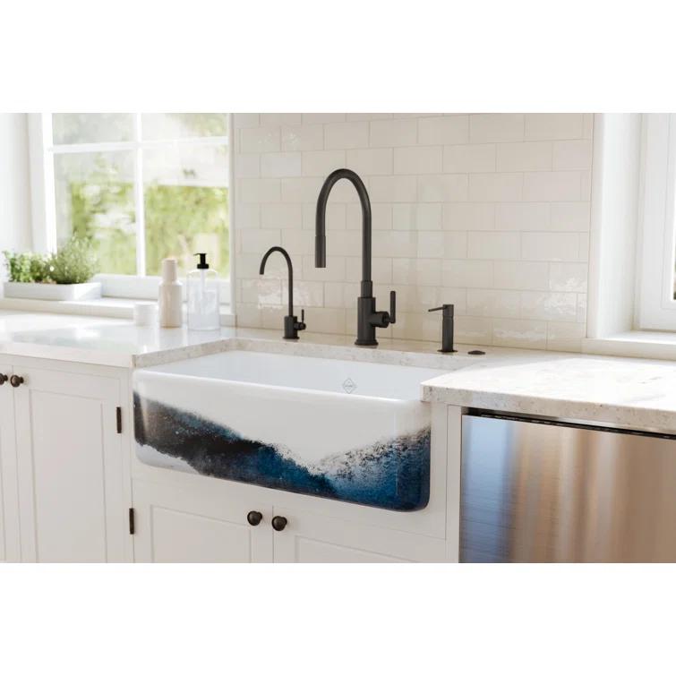 Rohl A3430LMMB-2 Lombardia Pull-Down Kitchen Faucet