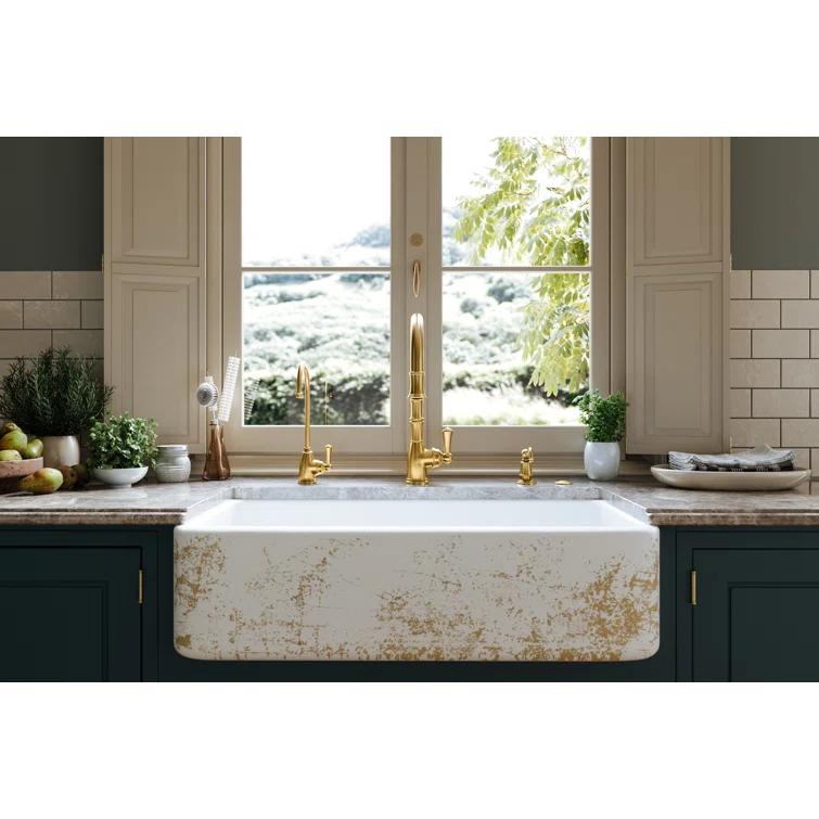 Perrin & Rowe U.4734PN-2 Georgian Era Pull-Down Touchless Kitchen Faucet