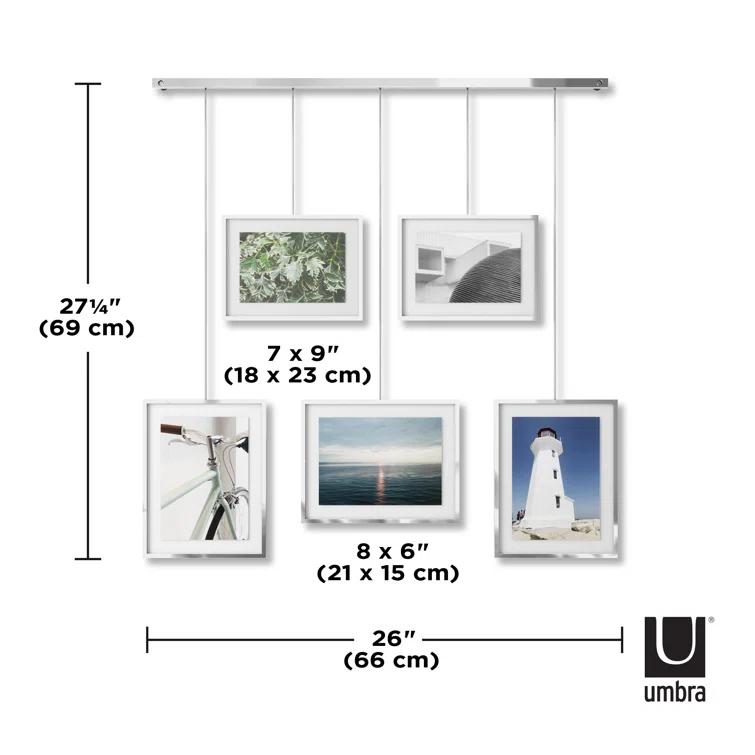 Metal Picture Frame - Set of 5