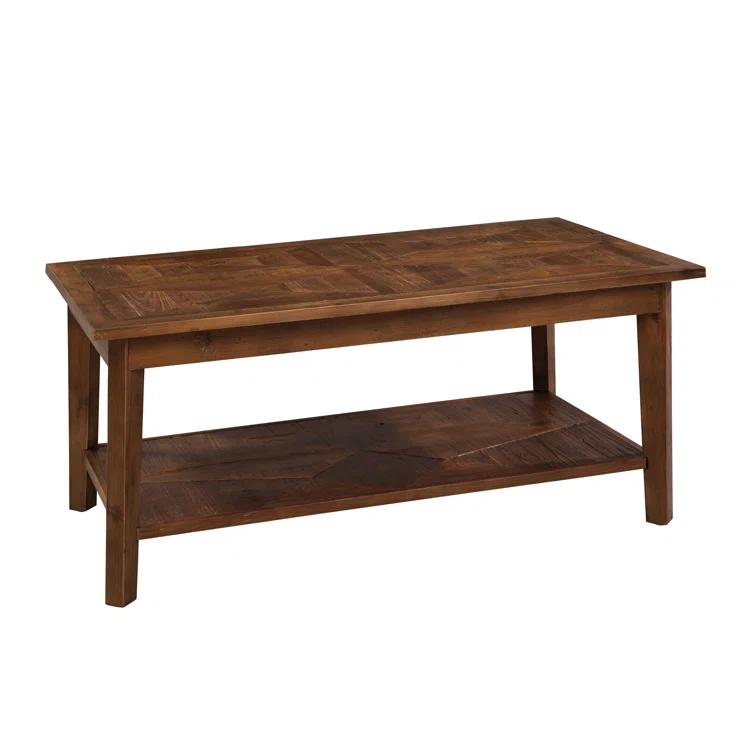 Alaterre Furniture Revive Wall Coat Hook with Bench Set Brown: Hardwood Hall Tree, 5 Hooks, Stained Finish