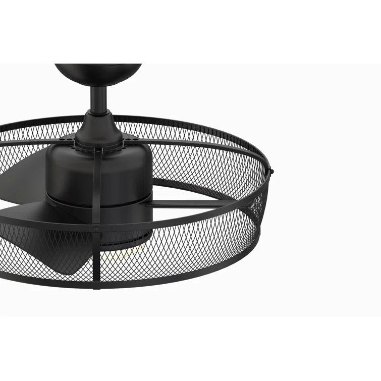 Fanimation Henry 20 Black Indoor/Outdoor Ceiling Fan