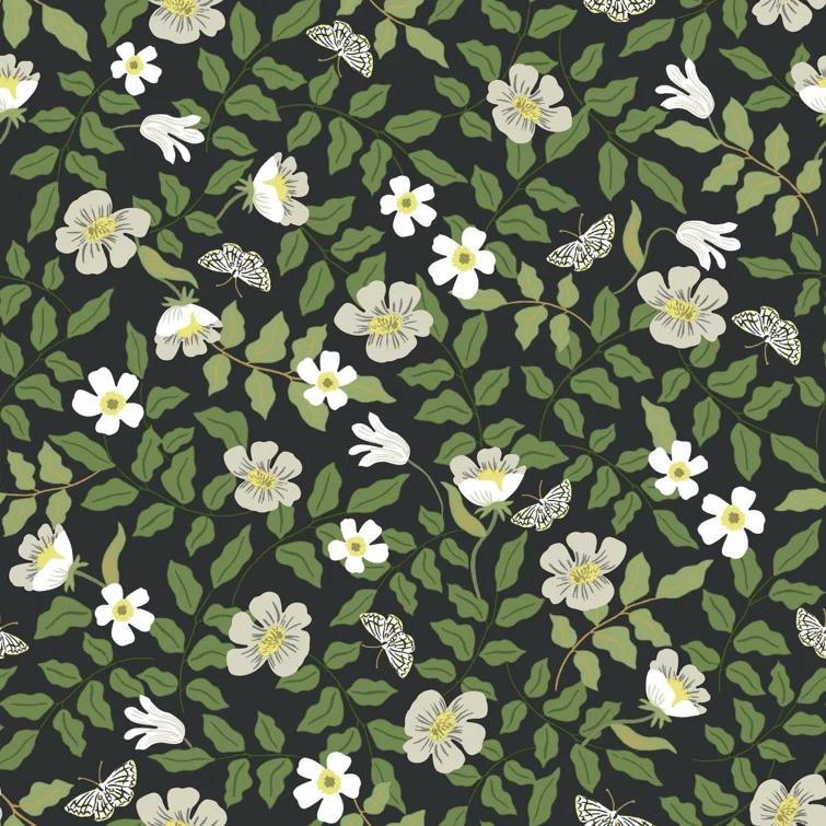 Rifle Paper Co. Primrose 20' L x 20.5" W Peel and Stick Wallpaper Roll