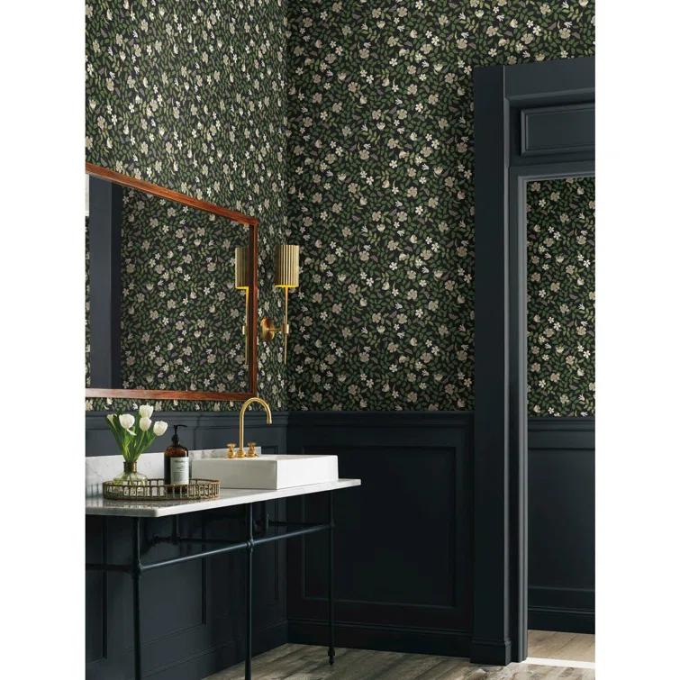 Rifle Paper Co. Primrose 20' L x 20.5" W Peel and Stick Wallpaper Roll