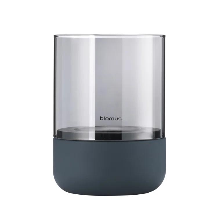 Blomus  14 x 10 cm Calma Tealight Holder, Steel Gray