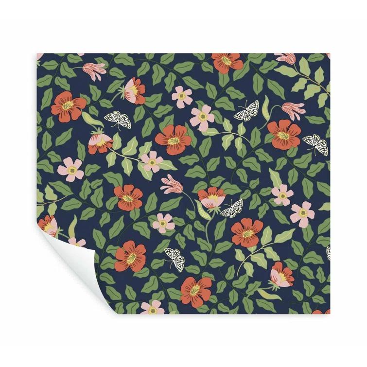 Rifle Paper Co. Primrose 20' L x 20.5" W Peel and Stick Wallpaper Roll
