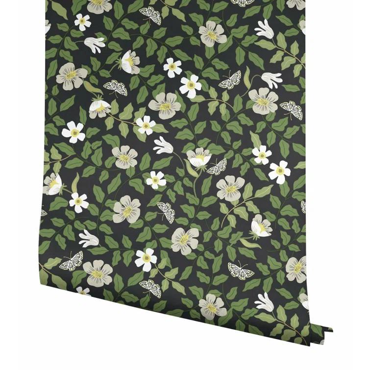 Rifle Paper Co. Primrose 20' L x 20.5" W Peel and Stick Wallpaper Roll
