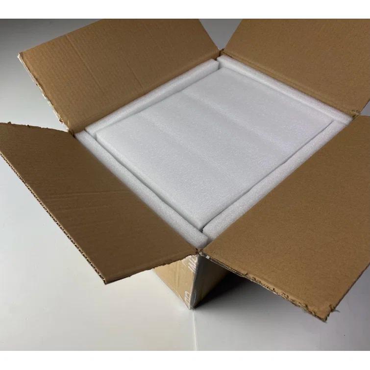 Abolos Frosted Elegance 6 in. x 8 in. Diamond Grade Glass Beveled Diamond Decorative Kitchen & Bathroom Wall Tile