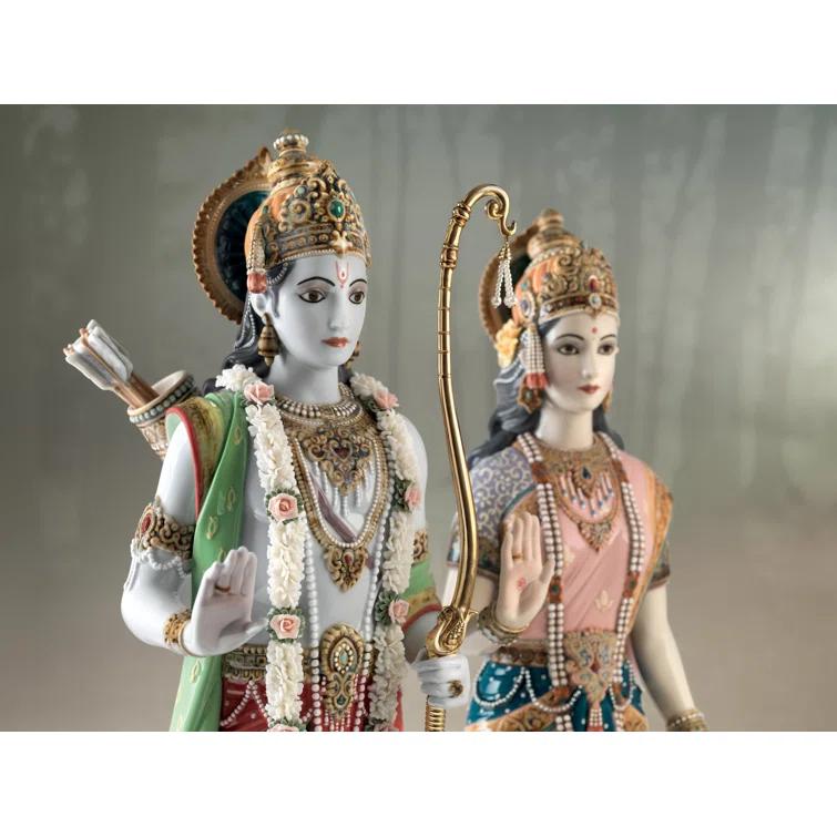 Lladro Rama and Sita Figurine