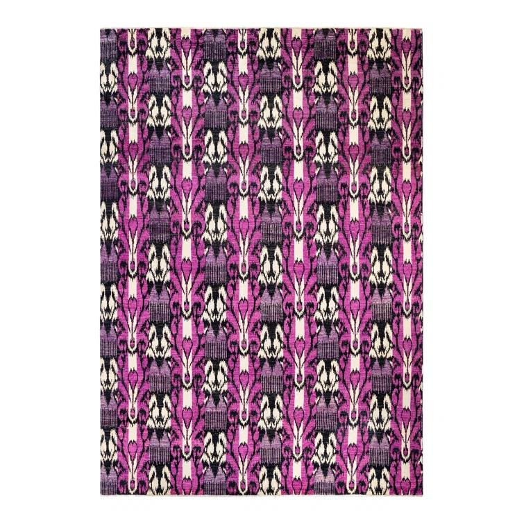 Isabelline One-of-a-Kind 10' 0" X 14' 3" 2010s Wool Area Rug in Purple