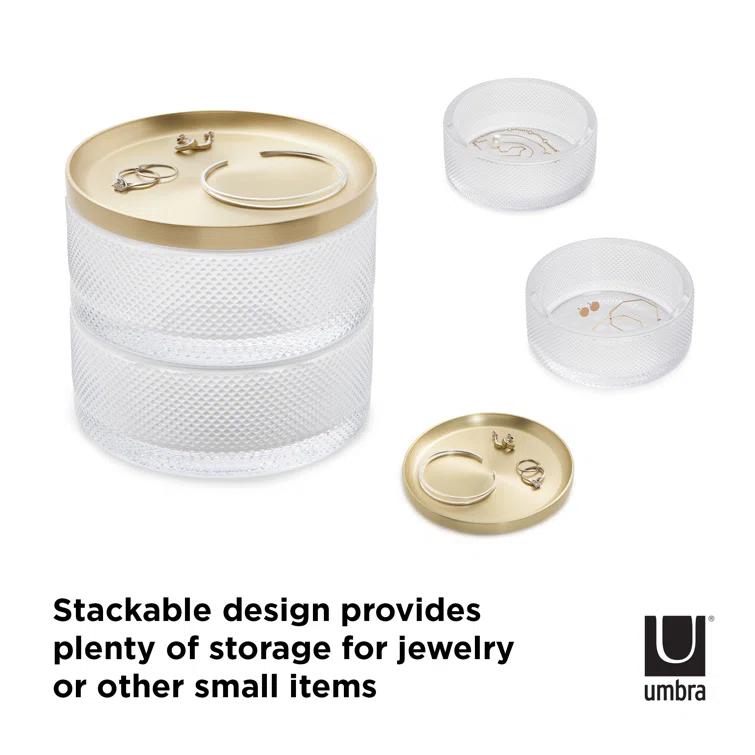 Umbra Tesora Glass Jewelry Storage Box