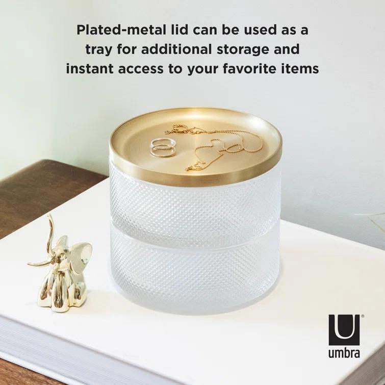 Umbra Tesora Glass Jewelry Storage Box