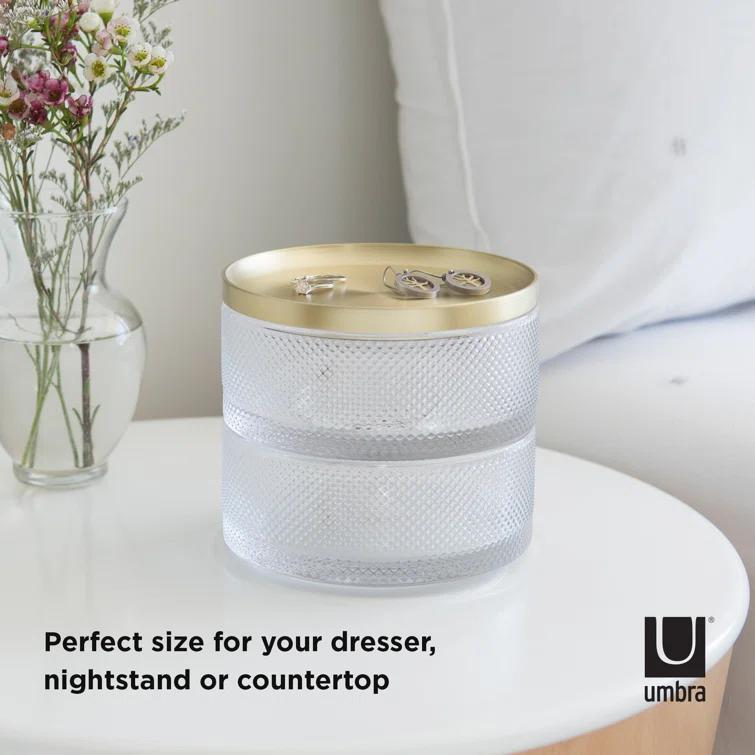 Umbra Tesora Glass Jewelry Storage Box