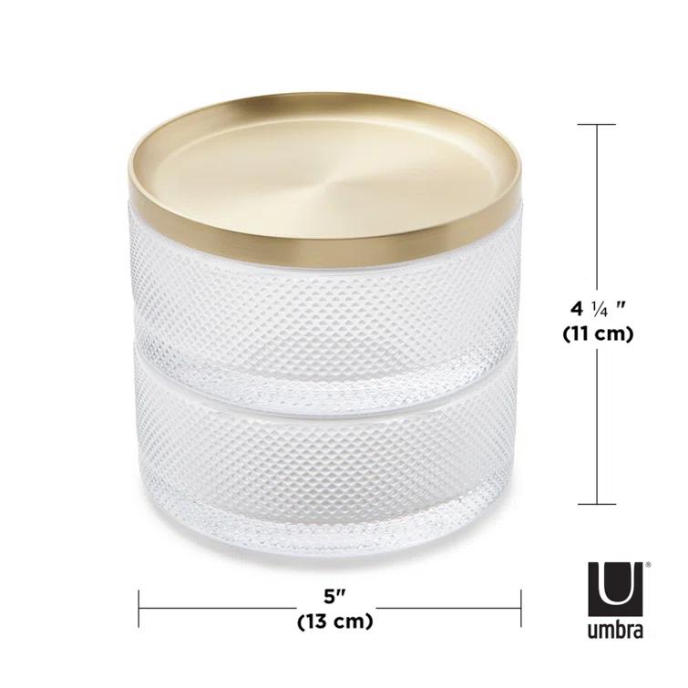Umbra Tesora Glass Jewelry Storage Box