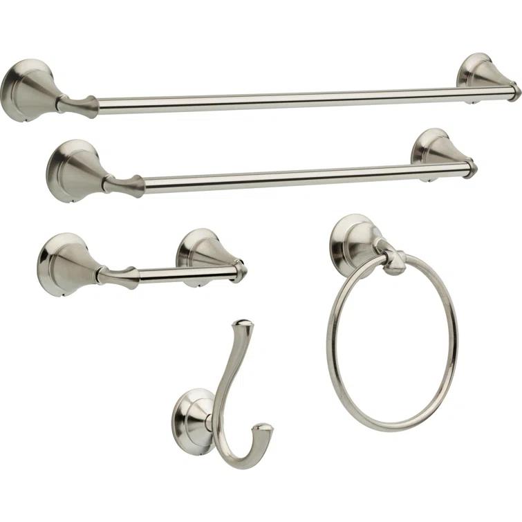 Linden™ Wall Mount Pivot Arm Toilet Paper Holder Bath Hardware Accessory