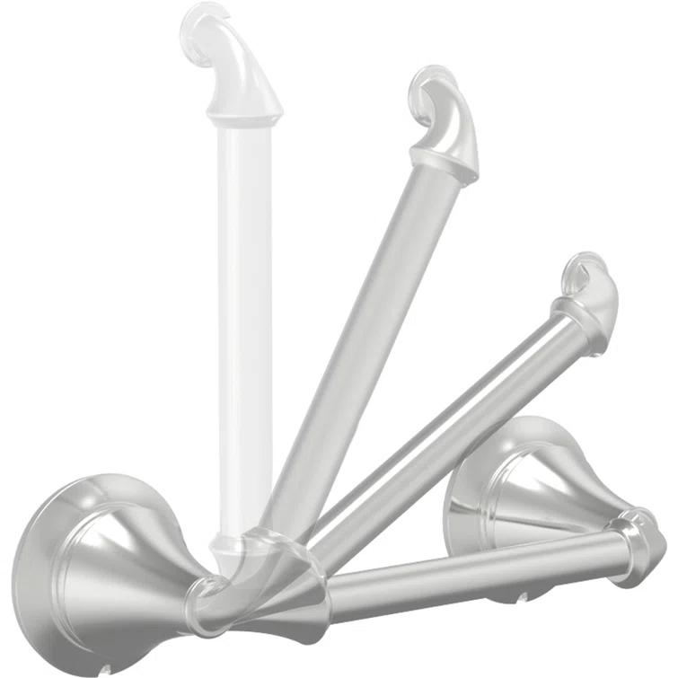 Linden™ Wall Mount Pivot Arm Toilet Paper Holder Bath Hardware Accessory