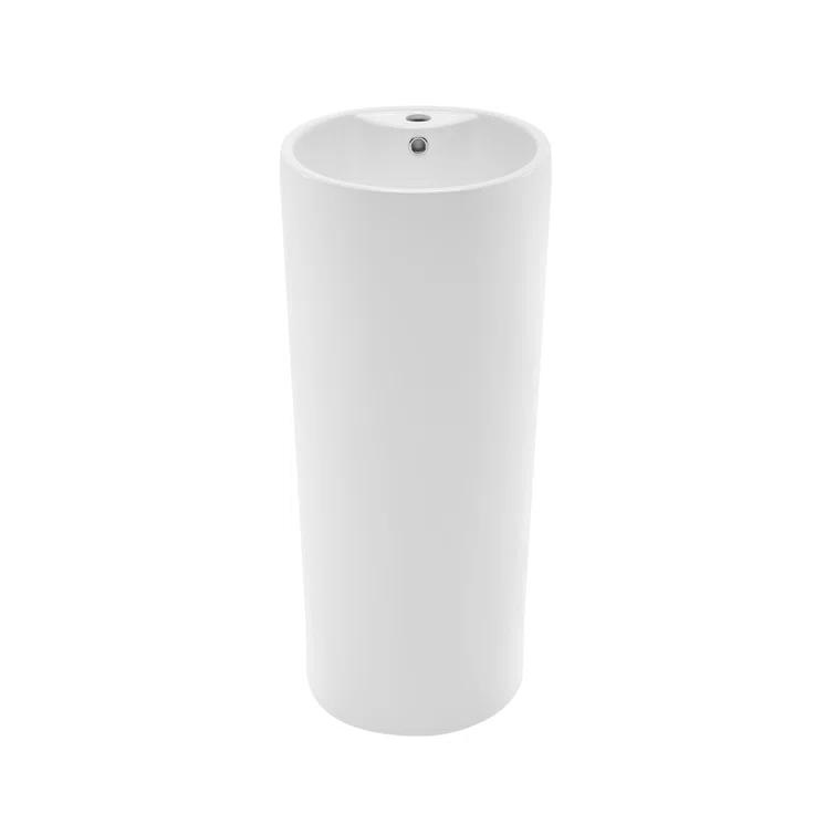 Monaco Circular Basin Pedestal Sink