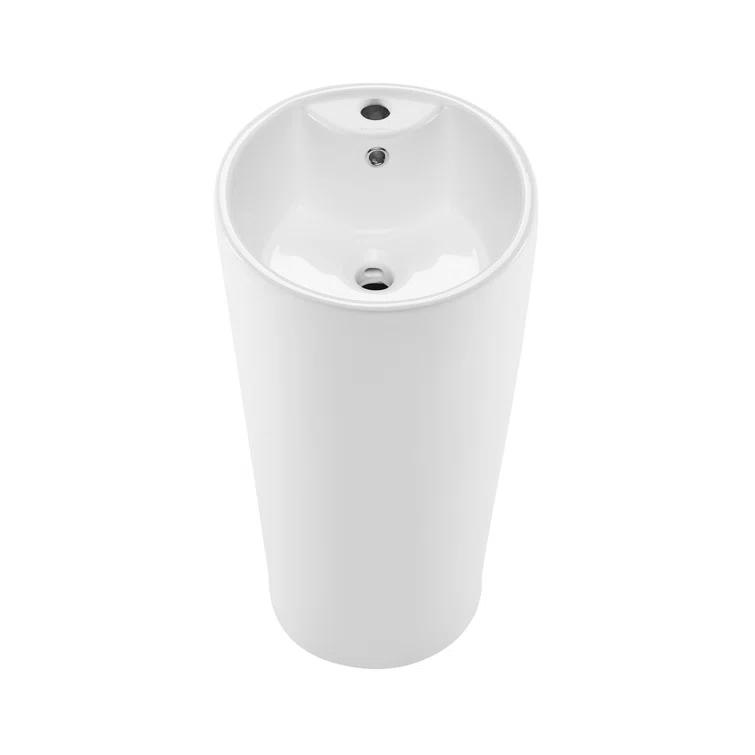 Monaco Circular Basin Pedestal Sink