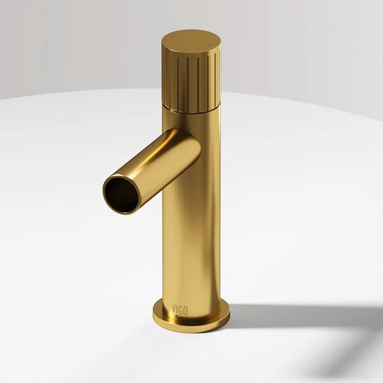 Ashford 8" H Single Handle Single Hole Bathroom Faucet