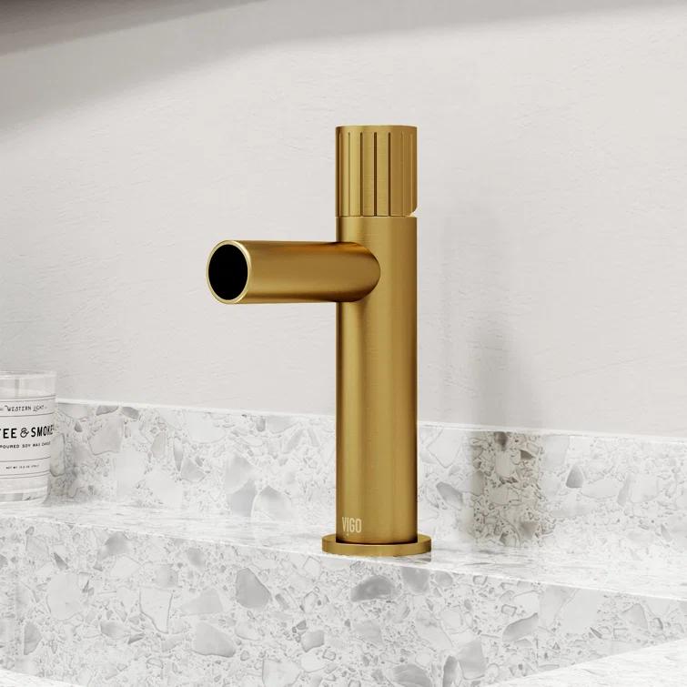 Ashford 8" H Single Handle Single Hole Bathroom Faucet